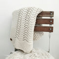 Wool Throw Blanket — Oatmeal — photo by rocknwool on Unsplash